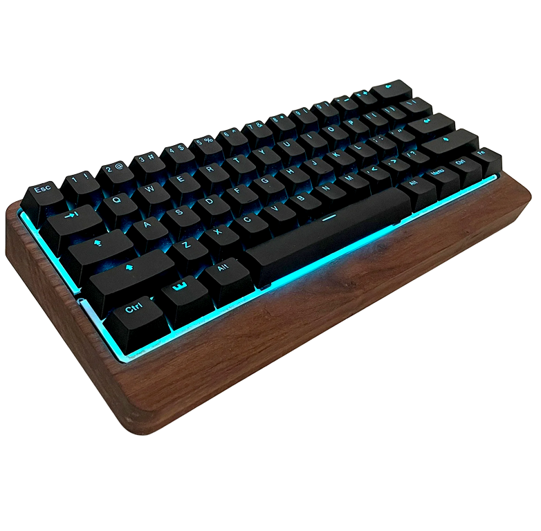 woooting Tastatur im edlen Holtzase